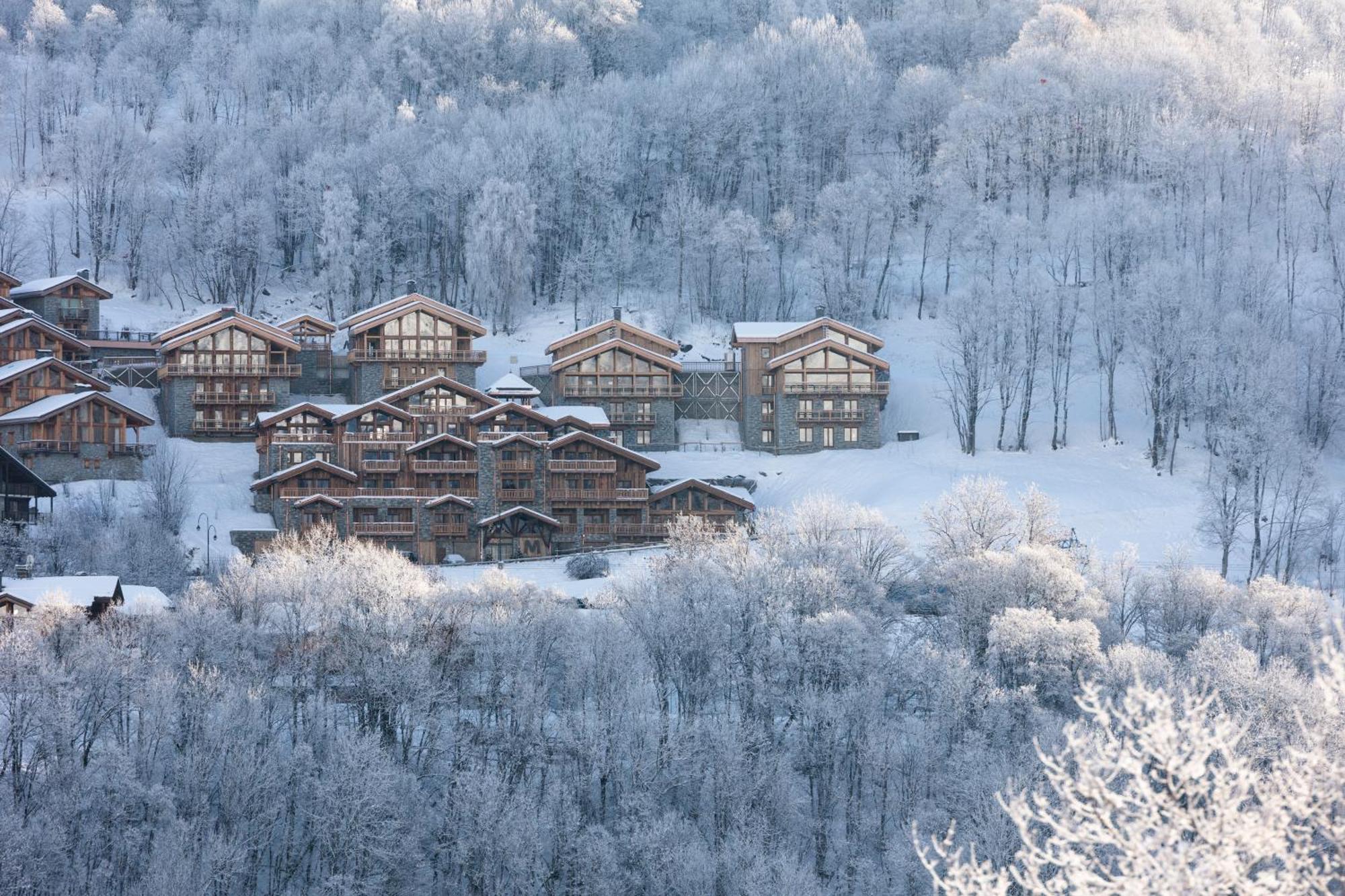 M Lodge & Spa Saint-Martin-de-Belleville Eksteriør billede